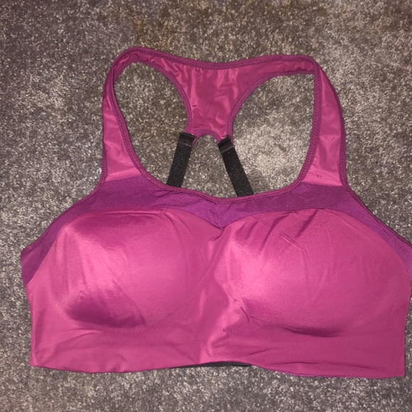 Burgundy Nike Sports Bra - Picture 1 of 4